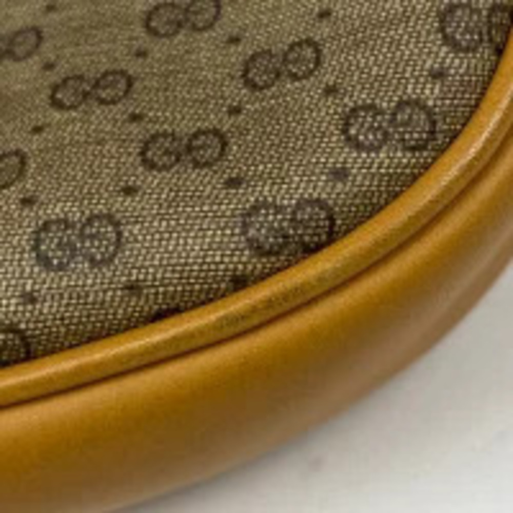 Gucci Web Beige Canvas Bag Shoulder GG Sherry